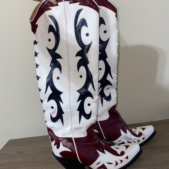 Jeffrey Campbell Women’s Starwood Tall Western Boots - Snip Toe - Picture 4 of 5